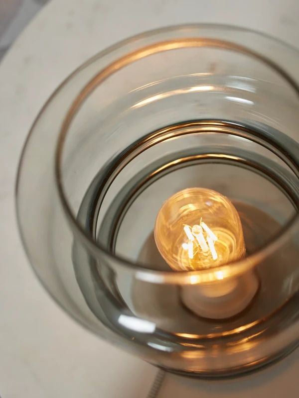 it's about RoMi LED Tafellamp Verona | 1X E27 Max 40W | Light Grey Color Gradient