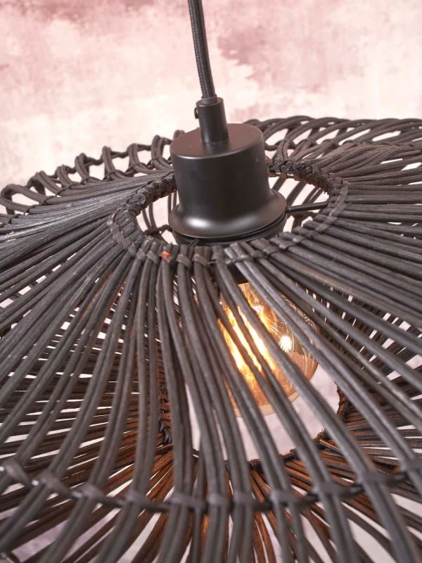 Good&Mojo LED Hanglamp Zanzibar | 1X E27 Max 60W | Black