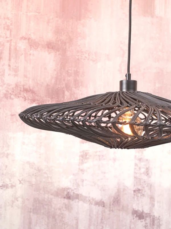Good&Mojo LED Hanglamp Zanzibar | 1X E27 Max 60W | Black