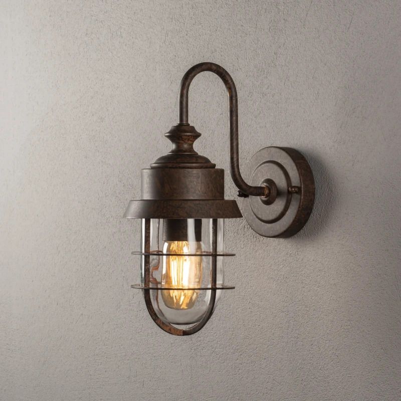 Konstsmide Buiten Wandlamp Cerignola | Max. 1x 35W GU10 | Zwart Aluminium | IP44