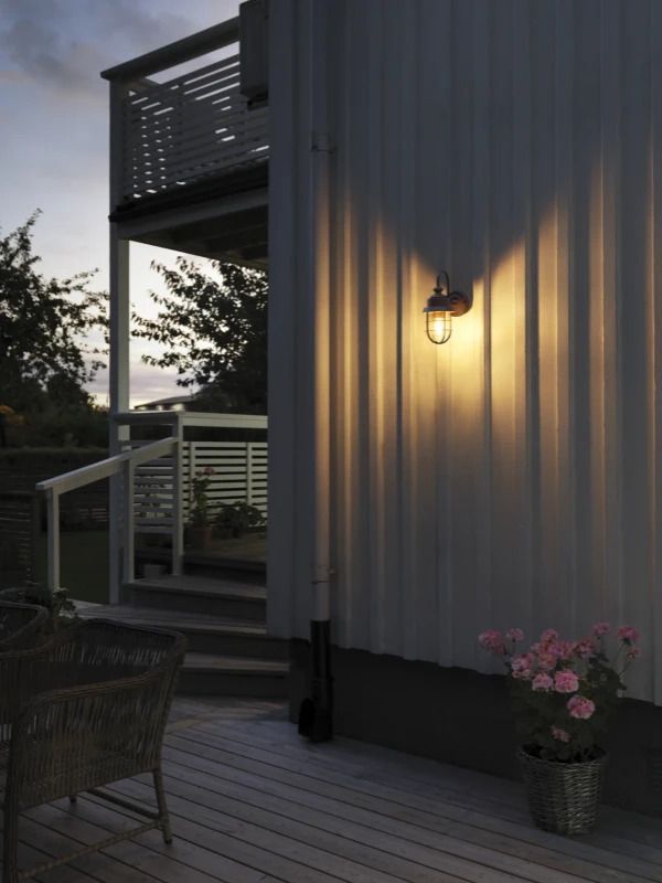 Konstsmide Buiten Wandlamp Cerignola | Max. 1x 35W GU10 | Zwart Aluminium | IP44
