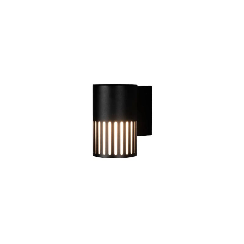Konstsmide Buiten Wandlamp Pistoia | Max. 1x 15W E27 | Zwart Aluminium | IP43