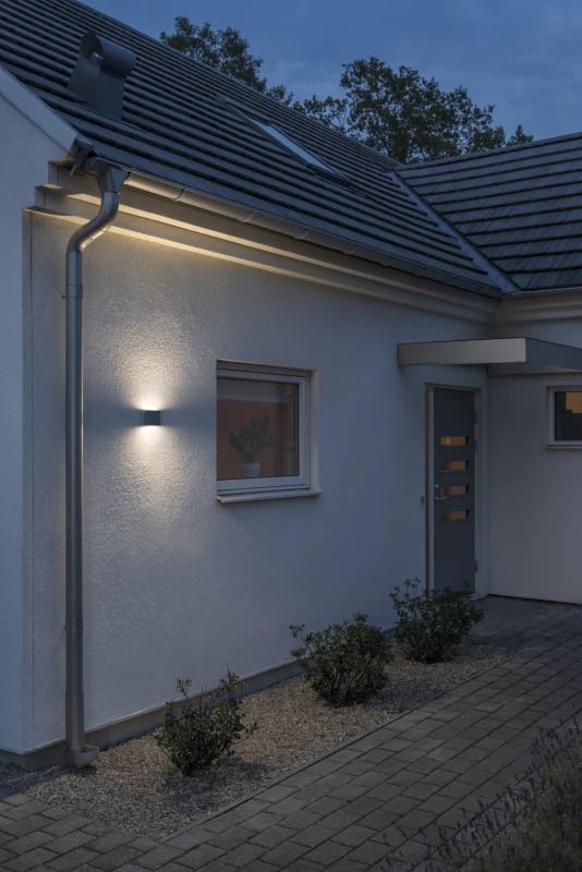 Konstsmide Buiten Wandlamp Chieri | Max. 1x 100W E27 | Groen Aluminium | IP44 | Met Bewegingssensor