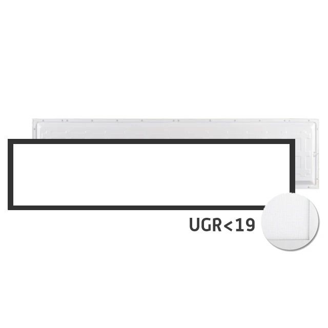 ELP LED Paneel zwart 120x30cm | 32W 3000K/6000K 4000Lm | 830/860 IP40 | Back-lit <UGR19 CCT