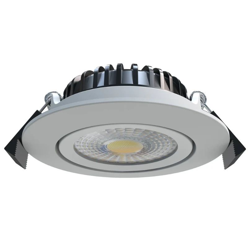 ELP LED Inbouwspot Ø68mm | 6W 2700K/4000K 600Lm | 927/940 60° IP44 | Triac Dimbaar | Wit 3CCT