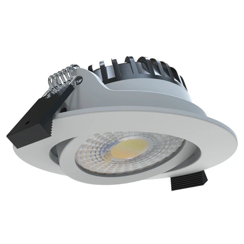 ELP LED Inbouwspot Ø68mm | 6W 2700K/4000K 600Lm | 927/940 60° IP44 | Triac Dimbaar | Wit 3CCT