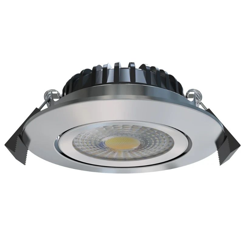 ELP LED Inbouwspot Ø68mm | 6W 2700K/4000K 600Lm | 927/940 60° IP44 | Triac Dimbaar | Chroom 3CCT