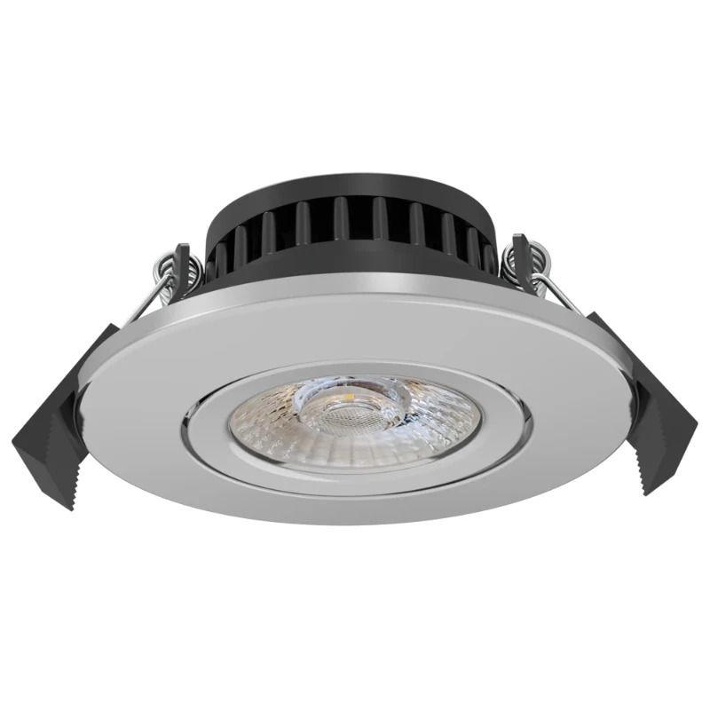 ELP LED Inbouwspot Ø70mm | 7W 2700K/3000K 700Lm | 927/930 38° IP65 | Triac Dimbaar | Chroom