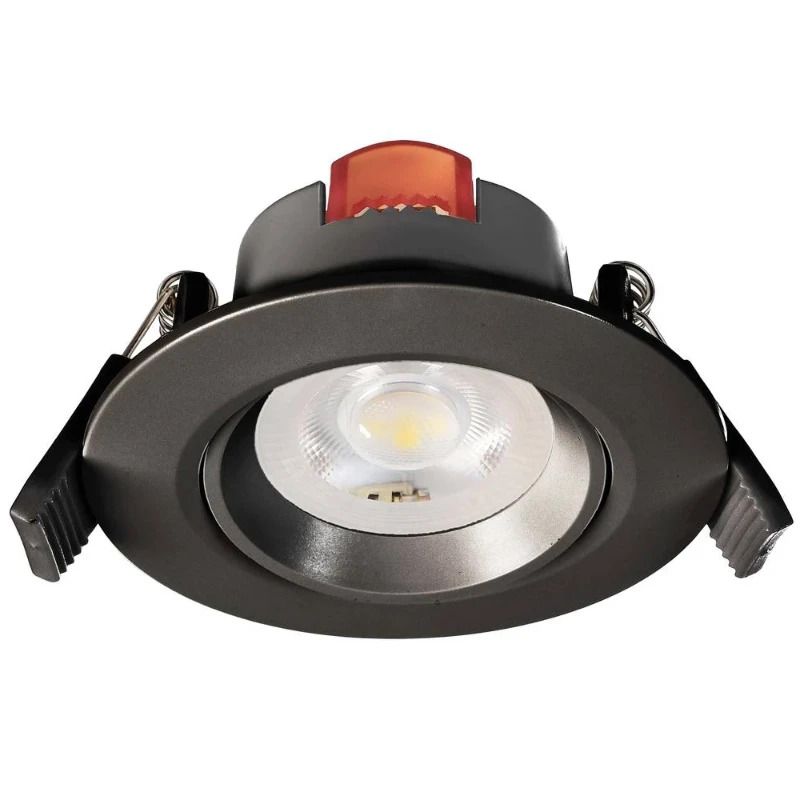 ELP LED Inbouwspot Ø68mm | 6W 3000K 550Lm | 930 40° IP20 | Triac Dimbaar | Zwart Chroom 3CCT