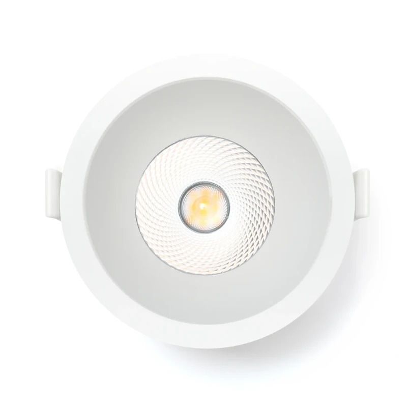 ELP LED Inbouwspot Ø90mm | 9W 2700K/4000K 700Lm | 927/940 60° IP44 | Triac Dimbaar | Wit 3CCT