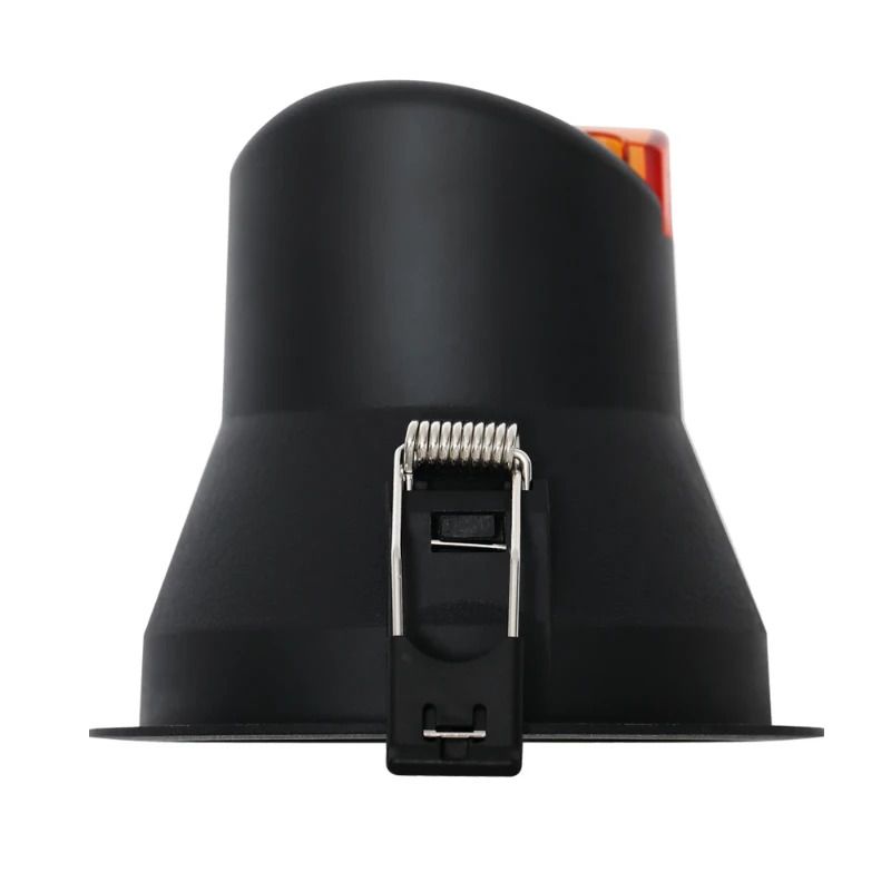 ELP LED Inbouwspot Ø90mm | 9W 2700K/4000K 700Lm | 927/940 60° IP44 | Triac Dimbaar | Zwart 3CCT