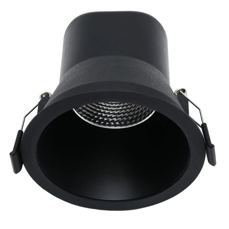 ELP LED Inbouwspot Ø120mm | 12W 2700K/4000K 900Lm | 927/940 60° IP44 | Triac Dimbaar | Zwart 3CCT