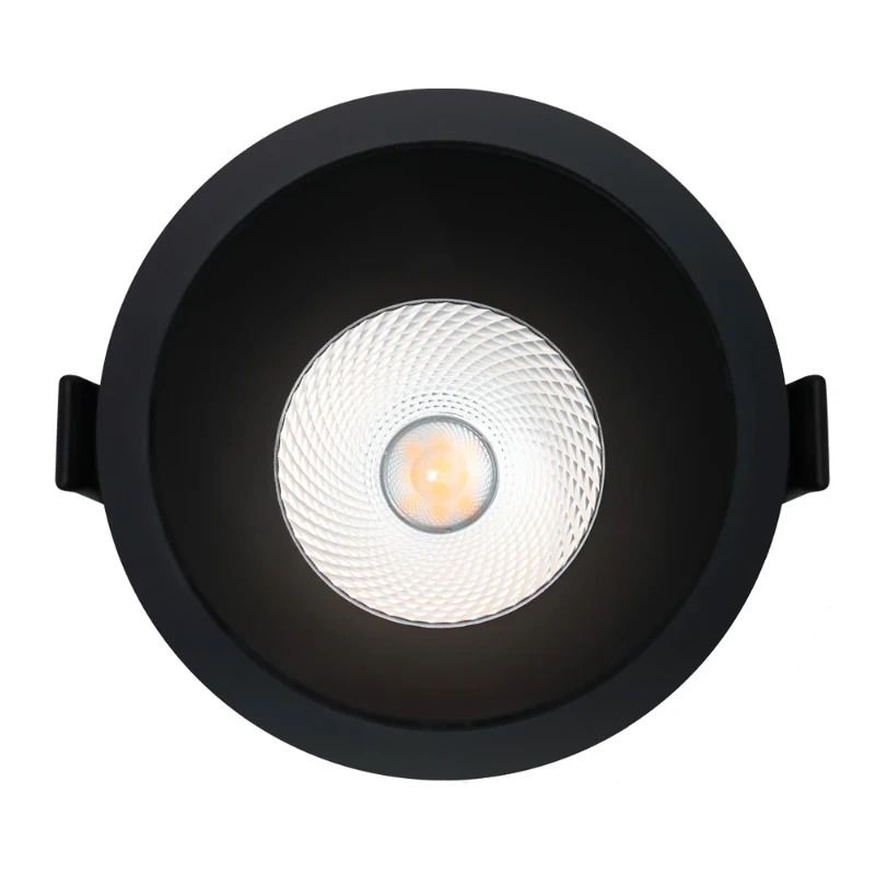ELP LED Inbouwspot Ø120mm | 12W 2700K/4000K 900Lm | 927/940 60° IP44 | Triac Dimbaar | Zwart 3CCT