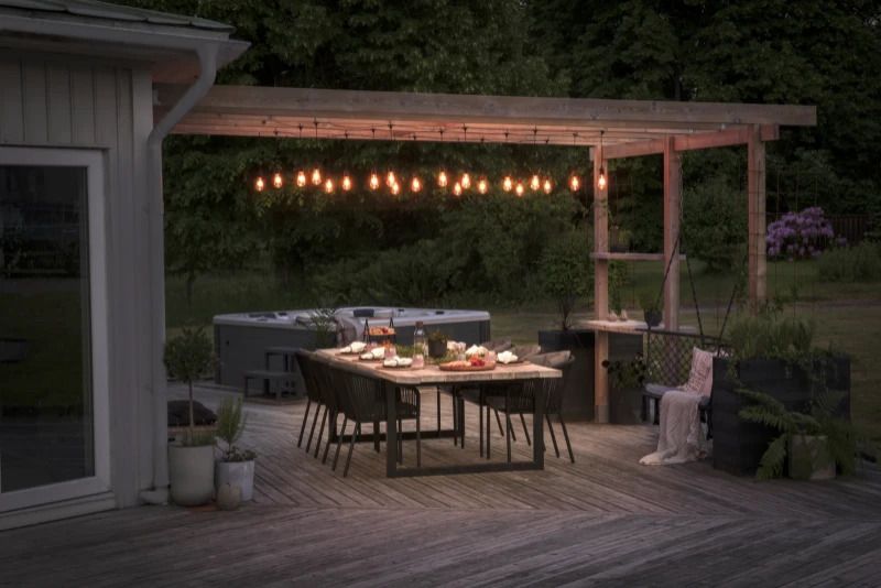 Konstsmide LED Lichtsnoer Startset | 10 Lichtpunten | 10m | Extra Warmwit | IP44