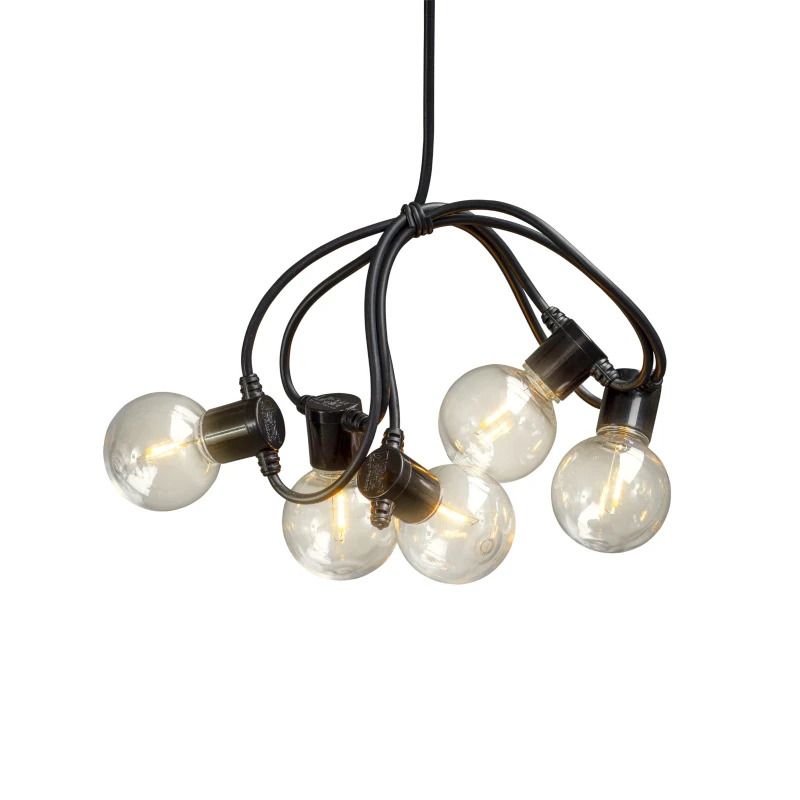 Konstsmide LED Lichtsnoer Feestverlichting | 40 Lichtpunten Extra Warmwit | 4,75m | IP44