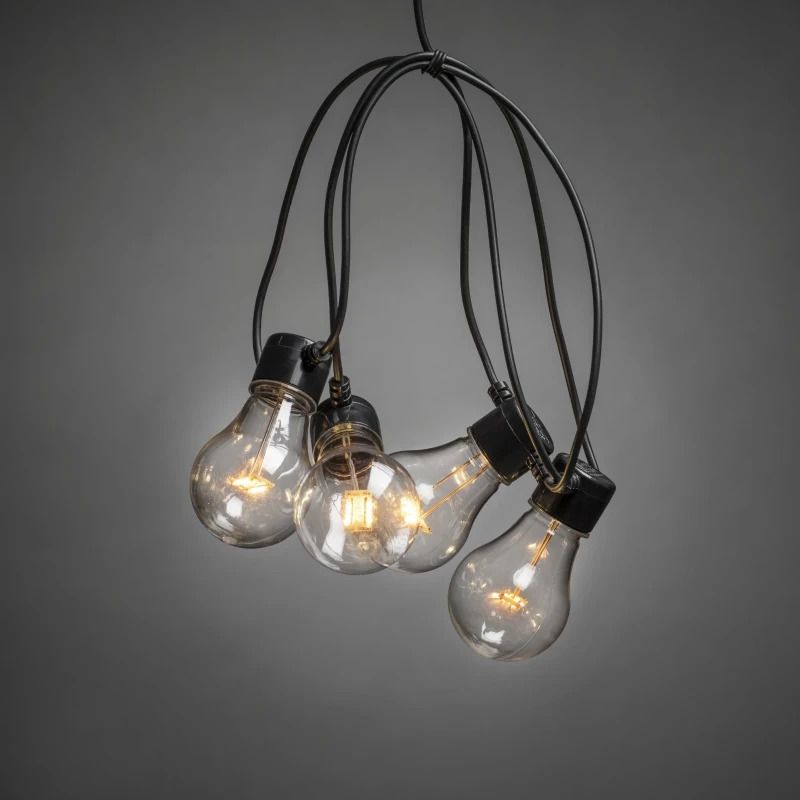 Konstsmide LED Lichtsnoer | 10 Lichtpunten Multicolor | 5m | 24V | IP44