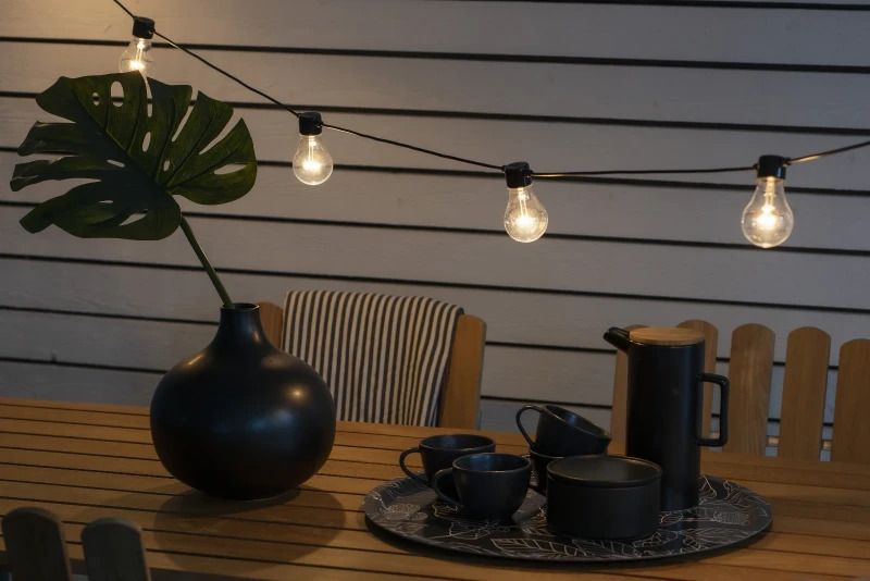 Konstsmide LED Lichtsnoer | 10 Lichtpunten Multicolor | 5m | 24V | IP44