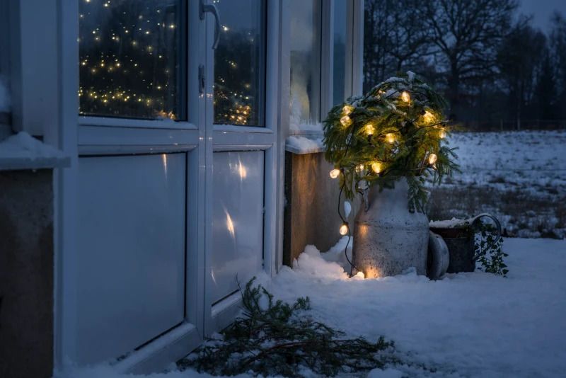 Konstsmide LED Lichtsnoer Feestverlichting | 20 Lichtpunten Multicolor | 5m | 6V | IP44