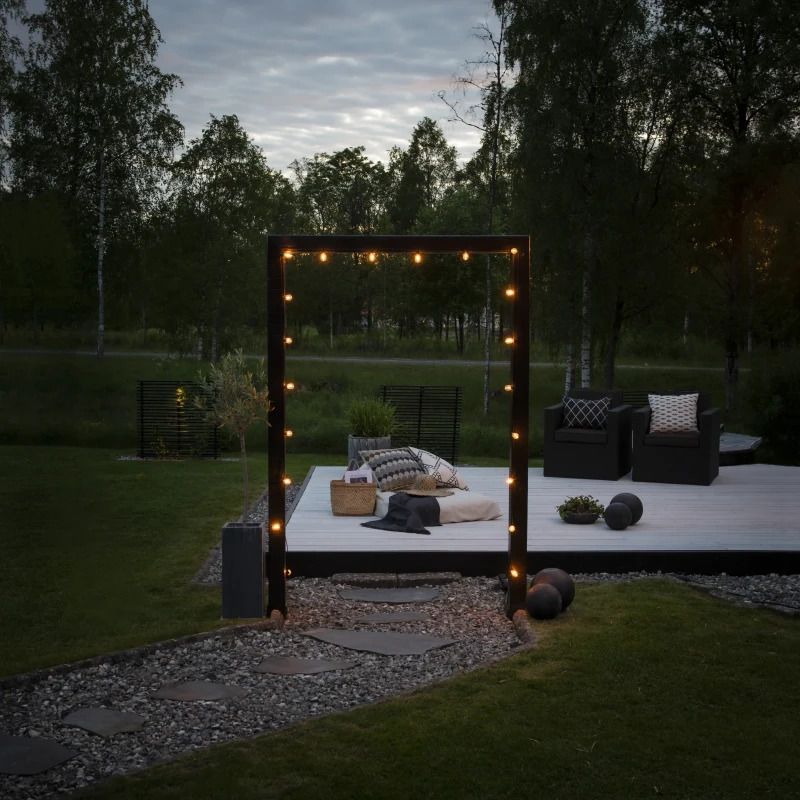 Konstsmide LED Lichtsnoer Feestverlichting | 20 Lichtpunten Multicolor | 5m | 6V | IP44