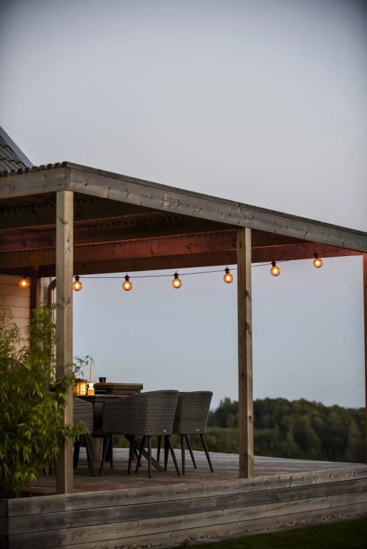 Konstsmide LED Lichtsnoer | 10 Lichtpunten Extra Warmwit | 5m | 24V | IP44