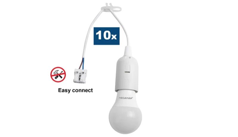 Megaman E27 LED Lamp | 8W 4000K 220V/240V | 840 | MM12198