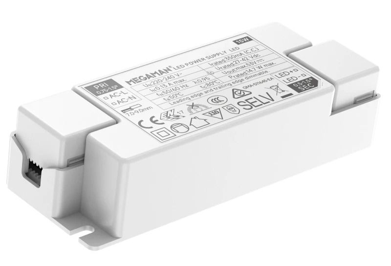 Megaman LED Driver | 350mA 14.7W 27V/42V | Dimbaar IP20 | MM12149