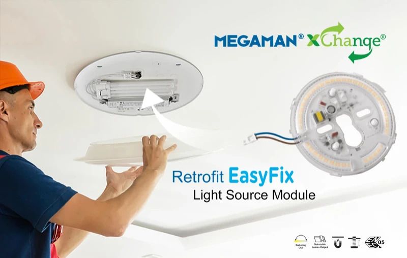 Megaman LED Opbouwarmatuur Ø330mm | Overig Max 20W 3000K/6500K 1150Lm/2400lm 830/865 | | MM12352