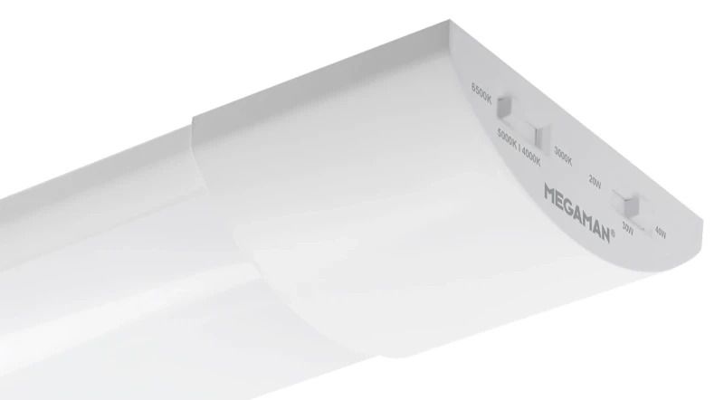 Megaman LED Montagebalk| 20W 3000K/6500K 1200Lm/2400Lm | 830/865 IP20 | TONO Montagebalk