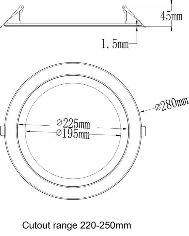 Megaman Onderdeel | MILENA RING 200-220/250MM | MM12197
