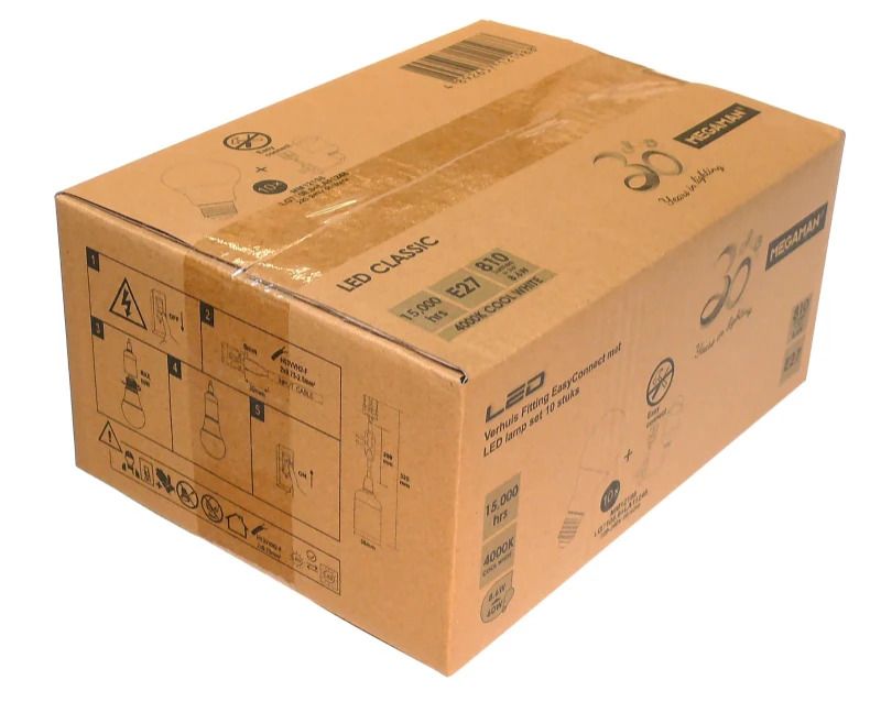 Megaman E27 LED Lamp | 8W 4000K 220V/240V | 840 | MM12198