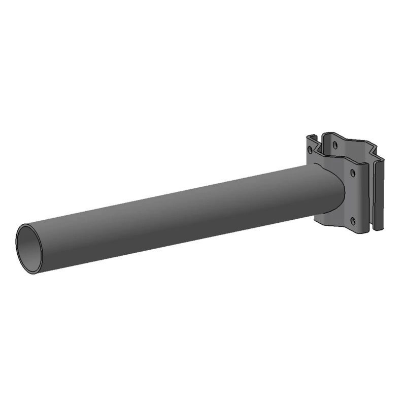 Performance in Lighting | POLE HEAD KIT-R. BRACKET-SI. IN. GR.-Tussenbeugel paalkop 0,4 m - graf | GW87883