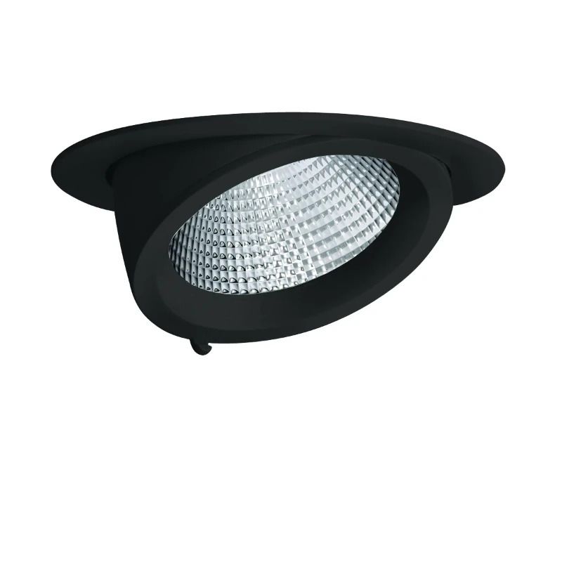 Performance in Lighting LED Inbouwspot Ø150mm | 27W 3000K 2760lm 830 | IP20 Zwart