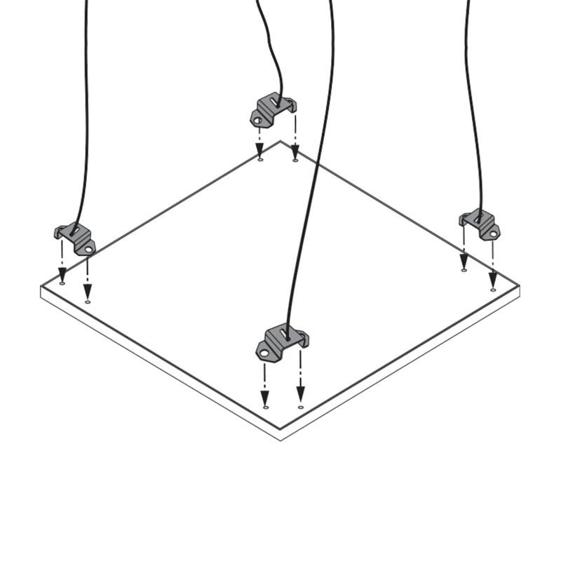 Performance in Lighting Onderdeel | PLATO 600/1200 SUSPENSION KIT-Ophangingskit PLATO 600/1200 | 3121971