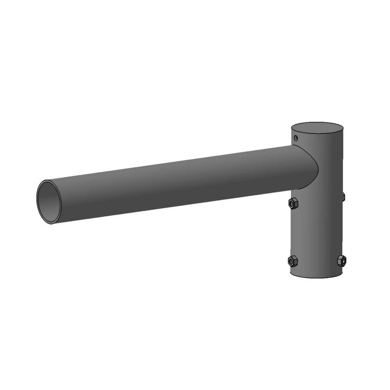 Performance in Lighting | POLE HEAD KIT-R. BRACKET-SINGLE GR.-Enkele paalkopbeugel 0,4 m - grafi | GW87881