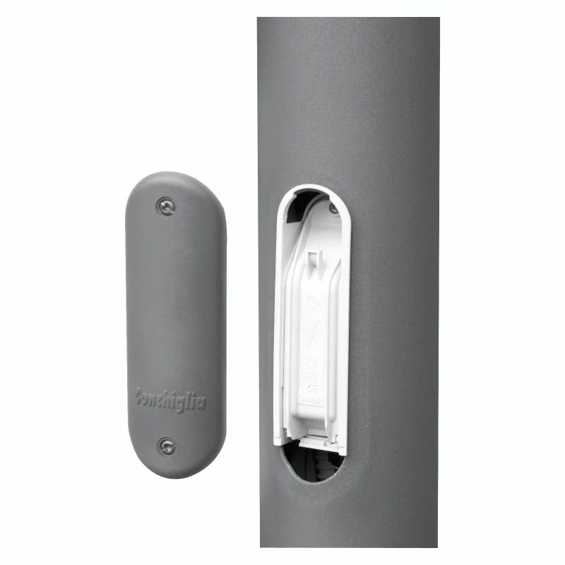 Performance in Lighting Lichtmast | STREET CONICAL POLE 7,8m GRAPHITE GRIJS-Geverfde kegelvormige paal h = | 700cm Ø60mm