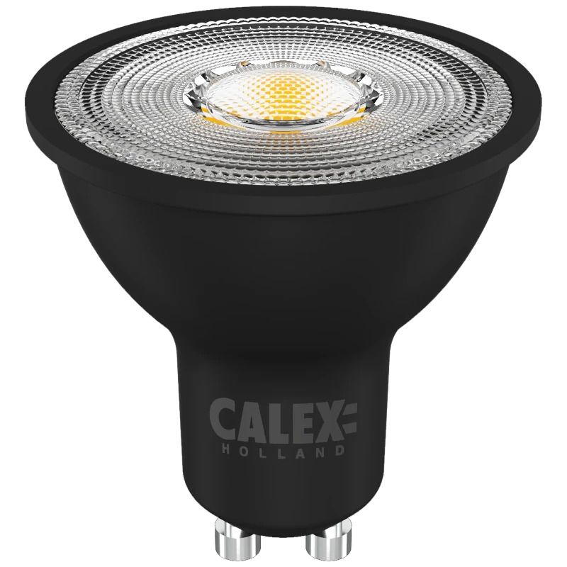 Calex GU10 LED Spot Zwart | 400Lm 2700K | 220-240V 827 | Dimbaar