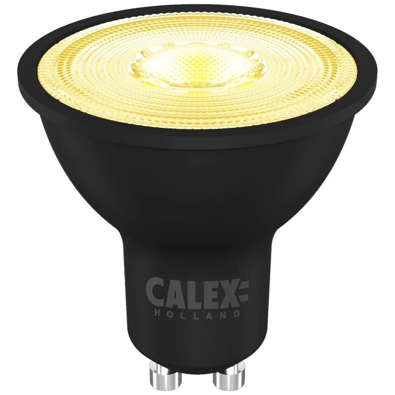Calex GU10 LED Spot Zwart | 400Lm 2700K | 220-240V 827 | Dimbaar