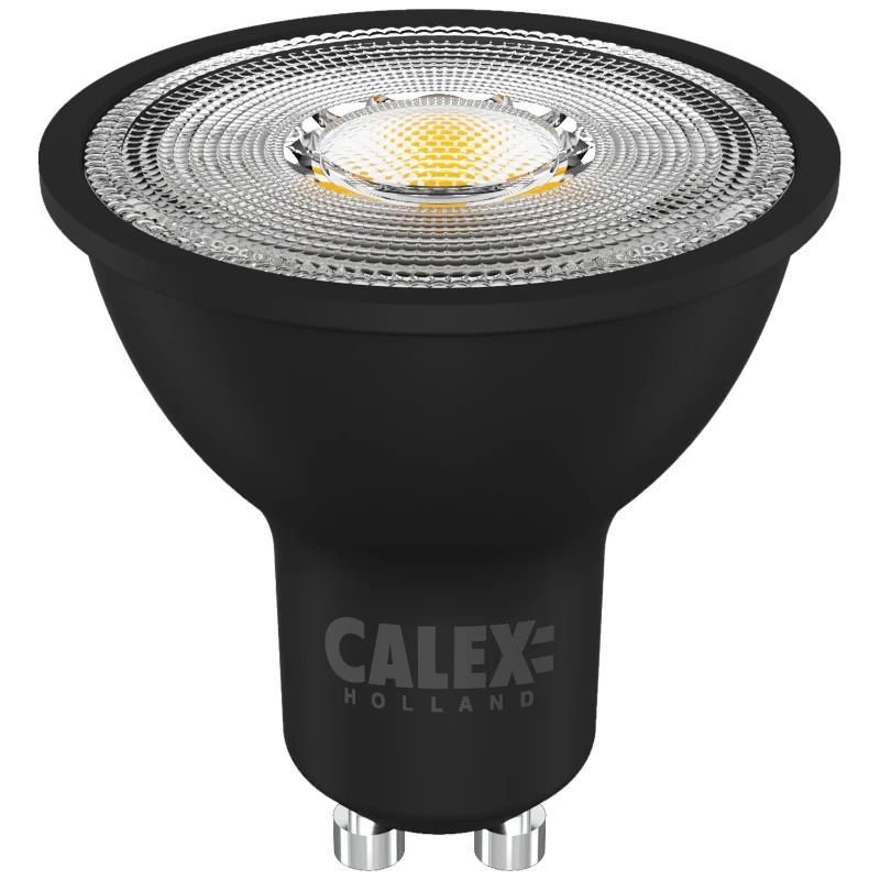 Calex GU10 LED Spot Zwart | 400Lm 2000K/2700K | 220-240V 820/827 | CCT Variotone
