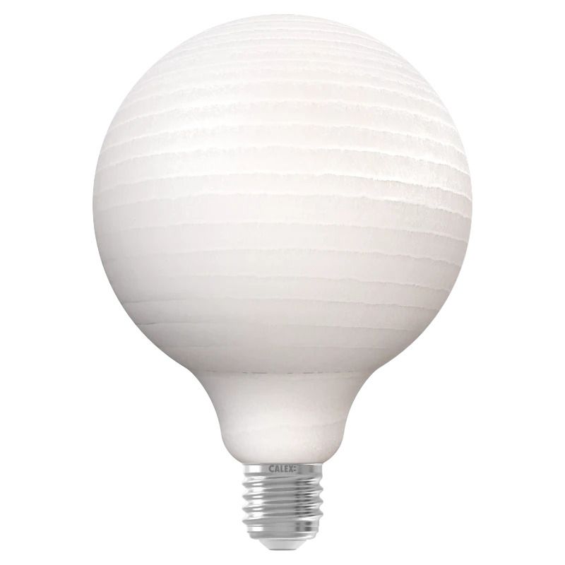 Calex E27 LED Globelamp Papyrus Wit | 4W 220Lm 1800K | 220-240V 918 G125 | Dimbaar