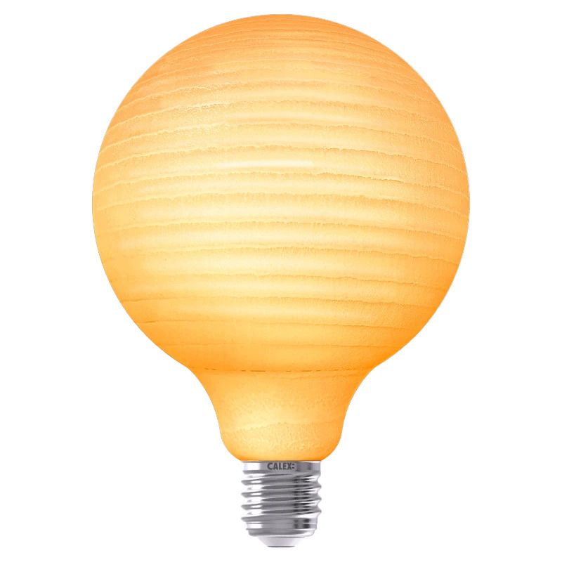 Calex E27 LED Globelamp Papyrus Wit | 4W 220Lm 1800K | 220-240V 918 G125 | Dimbaar