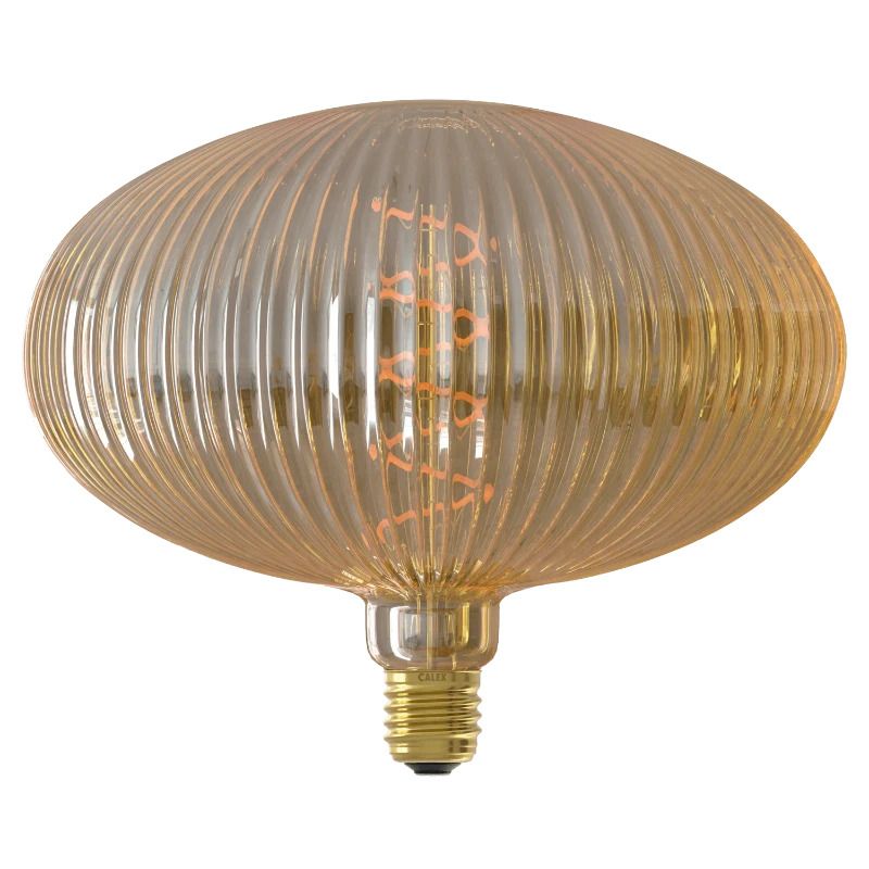 Calex E27 LED Lamp Pulse Lille Goud | 4W 190Lm 1800K | 220-240V 918 | Dimbaar