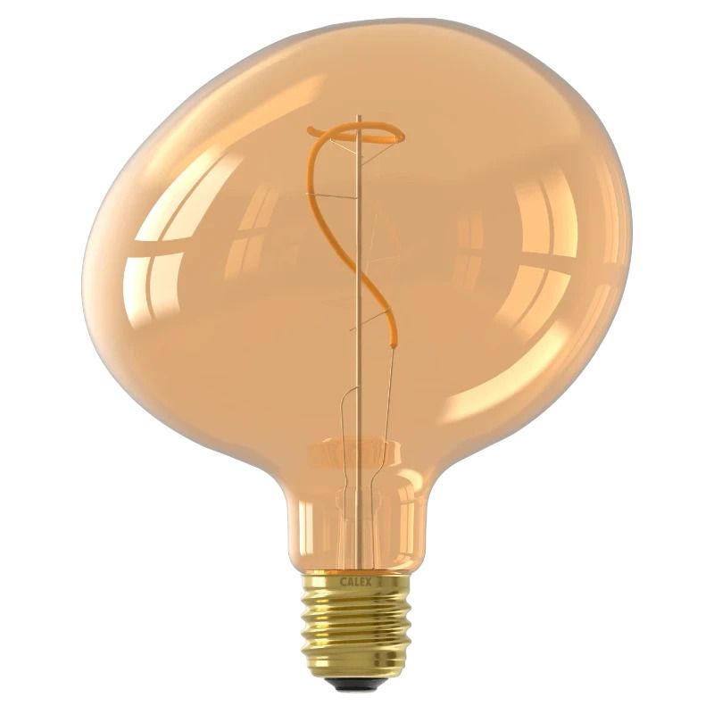 Calex E27 LED Lamp Pebble Goud | 4W 180Lm 1800K | 220-240V 918 | Dimbaar