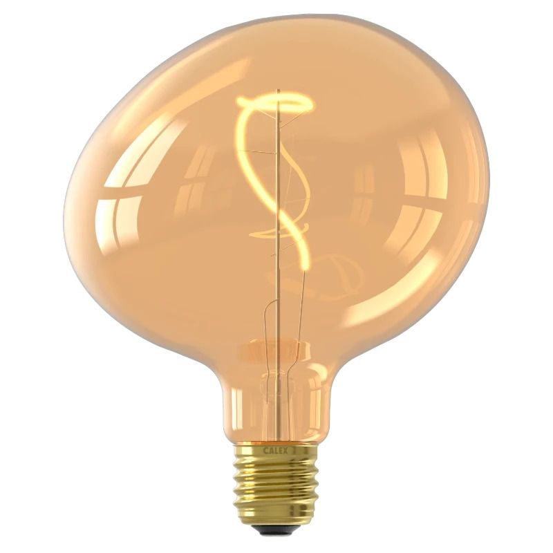 Calex E27 LED Lamp Pebble Goud | 4W 180Lm 1800K | 220-240V 918 | Dimbaar