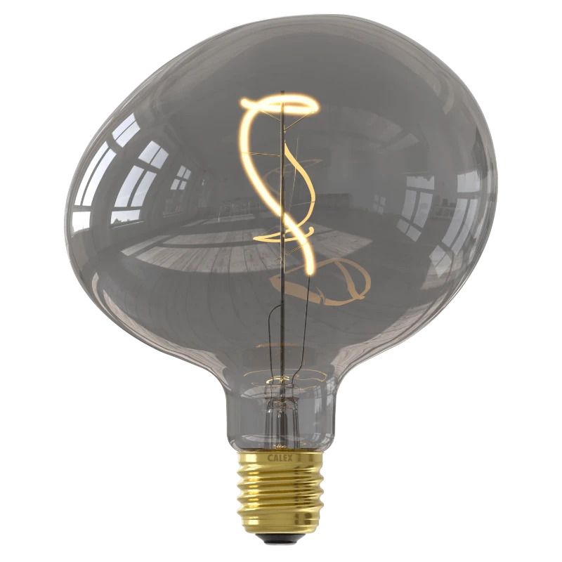 Calex E27 LED Lamp Pebble Titanium | 4W 70Lm 1800K | 220-240V 918 | Dimbaar