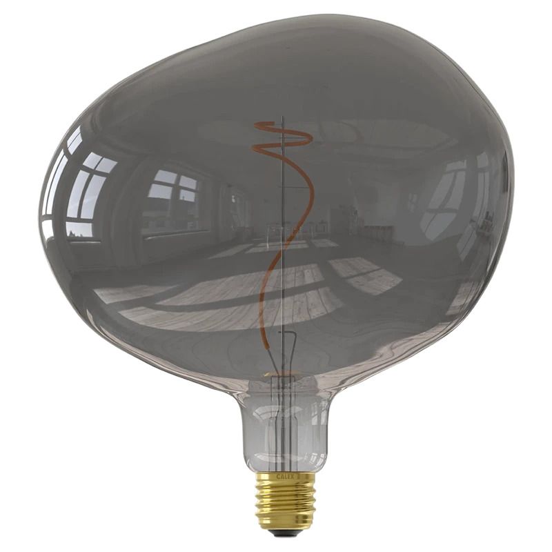 Calex E27 LED Lamp Cobble Titanium | 4W 50Lm 1800K | 220-240V 918 | Dimbaar
