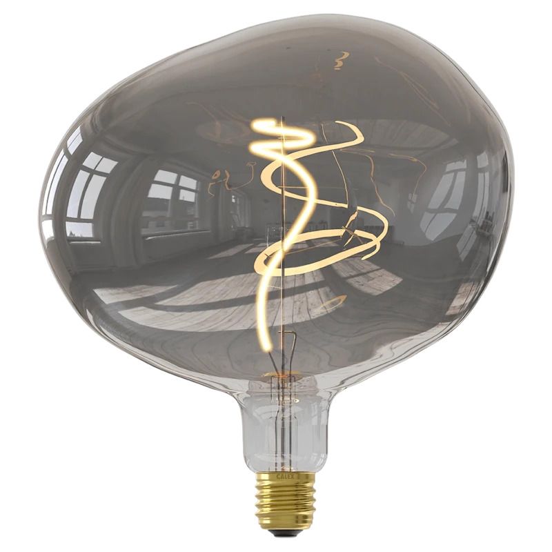 Calex E27 LED Lamp Cobble Titanium | 4W 50Lm 1800K | 220-240V 918 | Dimbaar