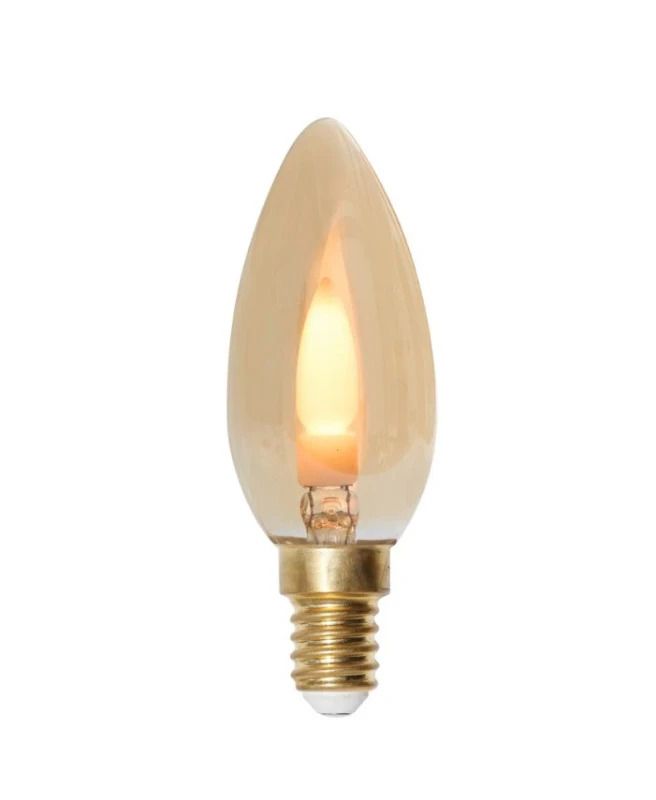 Calex E14 LED Kaarslamp Goud | 1W 15Lm 1600K | 220-240V 816 B35