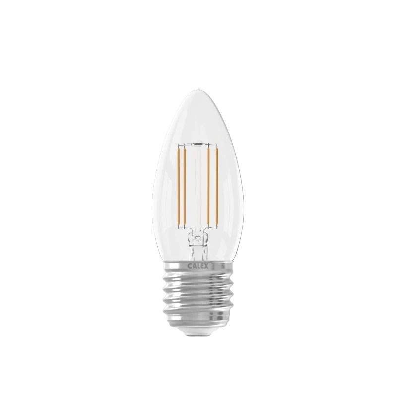 Calex E27 LED Kaarslamp Helder | 4.5W 470Lm 2700K | 220-240V 827 B35 | Dimbaar