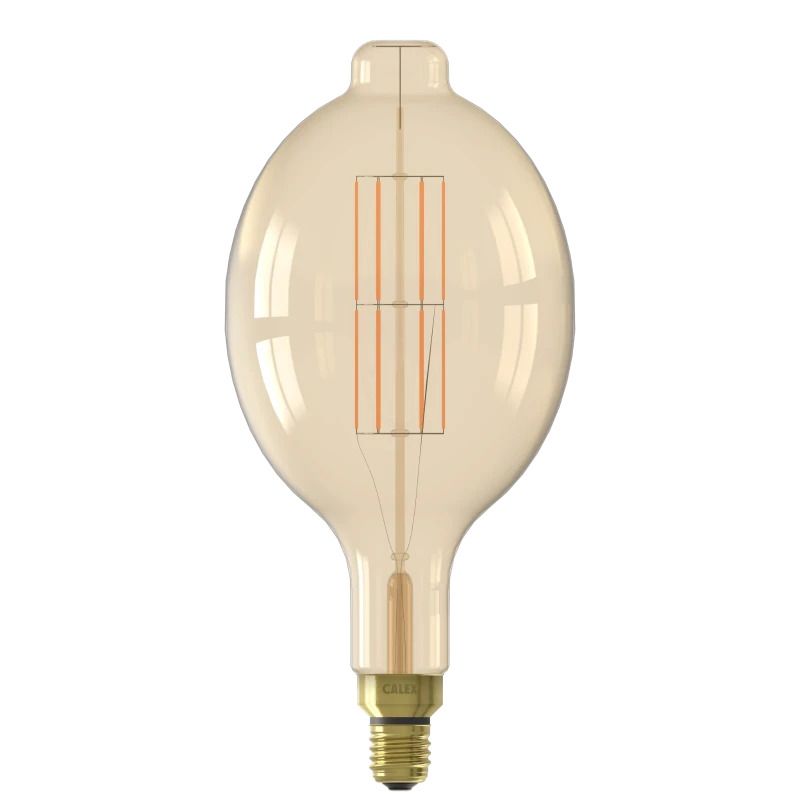 Calex E27 LED Lamp Colosseum Goud | 10.5W 1100Lm 2100K | 220-240V 821 | Dimbaar