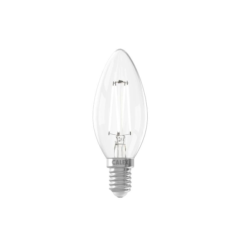 Calex E14 LED Kaarslamp Helder | 4.5W 470Lm 2700K | 220-240V 827 B35 | Dimbaar